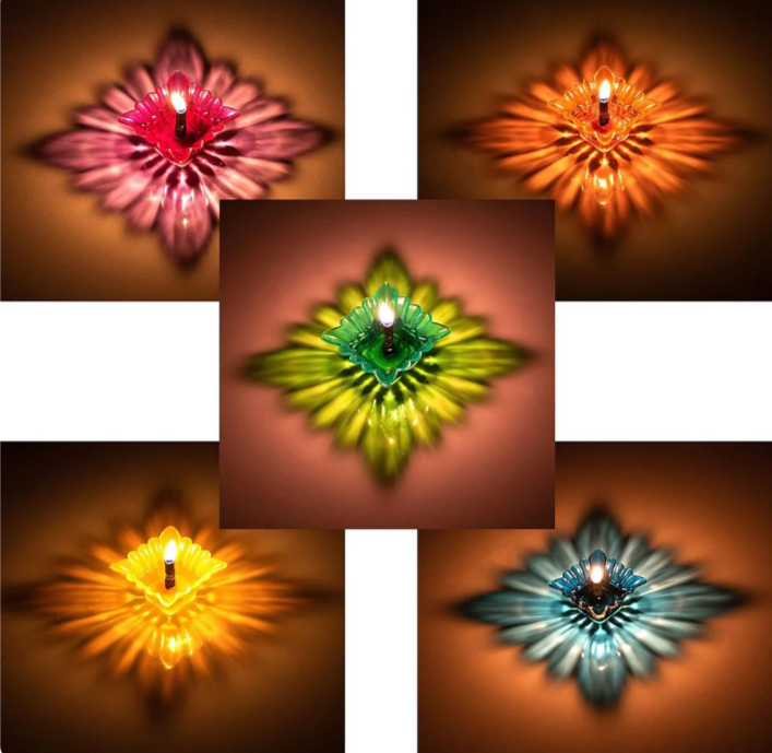 3D Diya 12 Piece Set