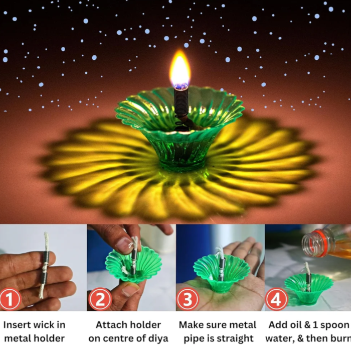 3D Diya 12 Piece Set
